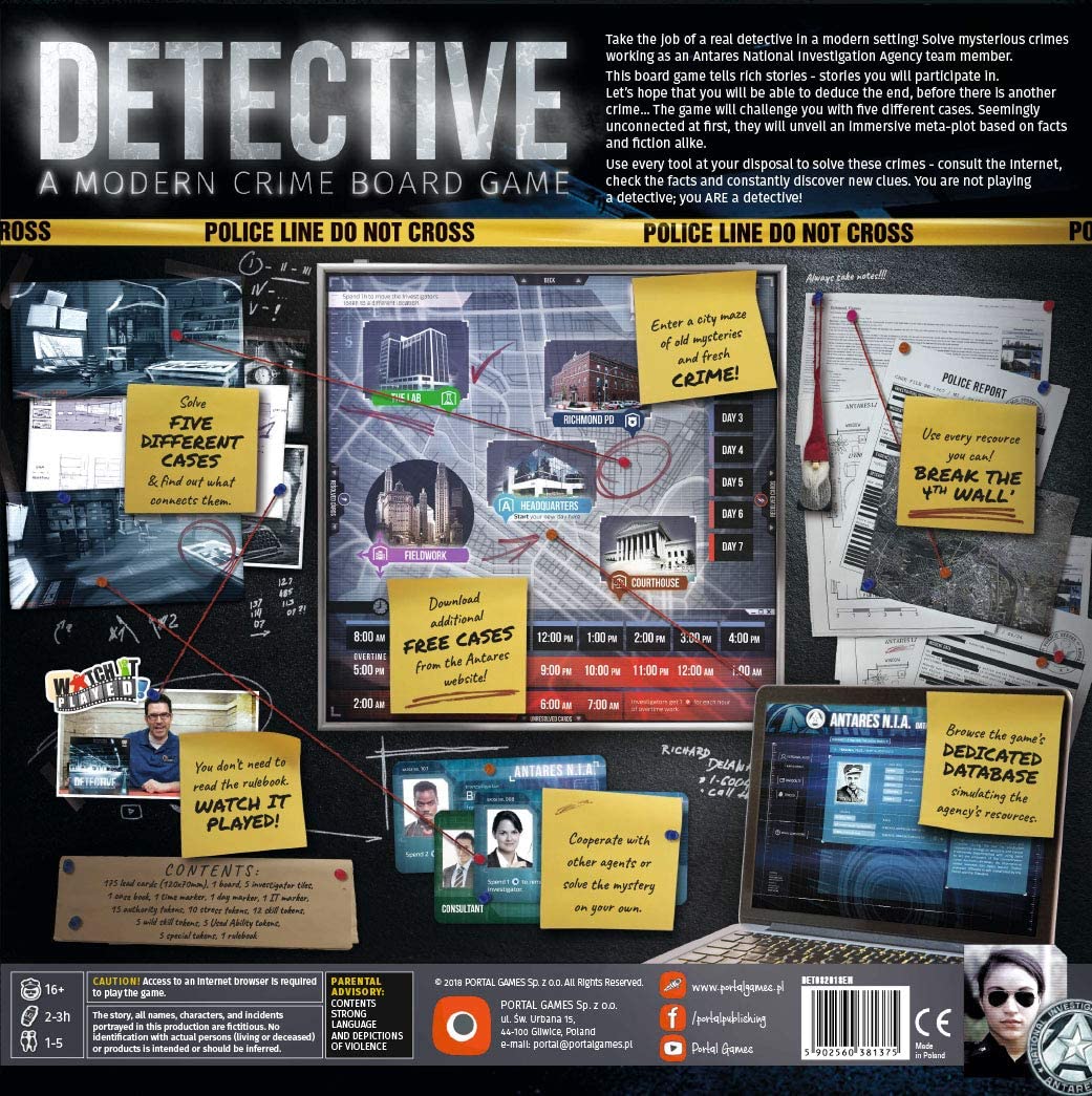 Detective : A Modern Crime Board Game
